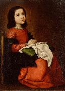 Francisco de Zurbaran Childhood of the Virgin France oil painting artist